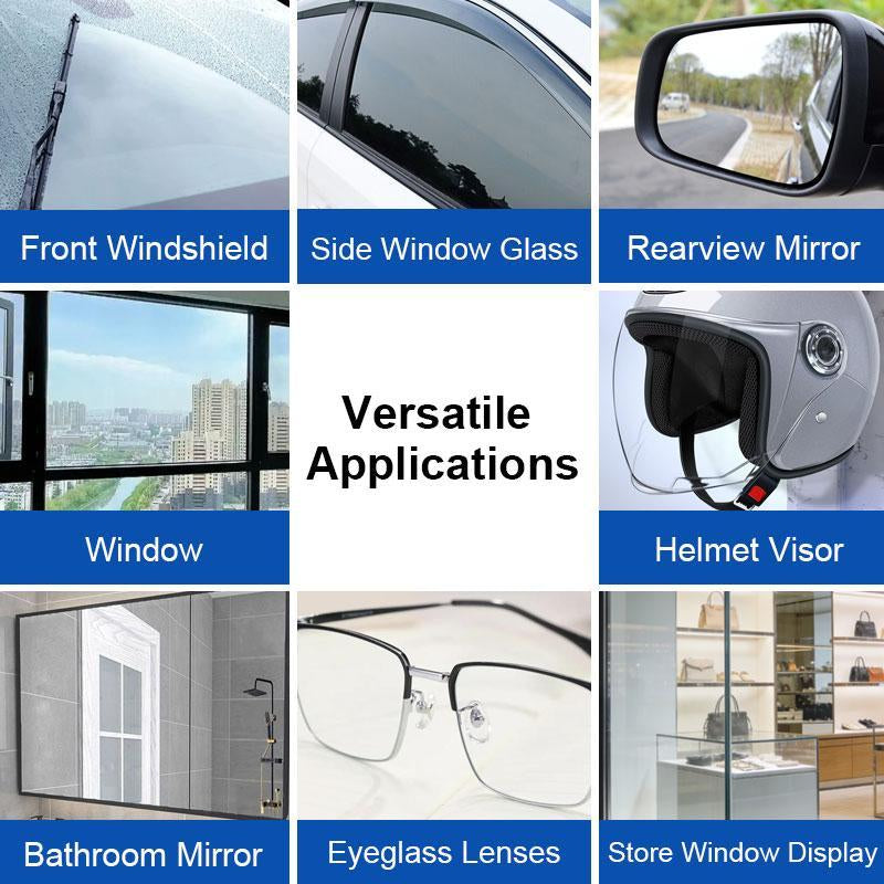 2 Pack Automotive Glass Anti-Fog Spray, 240Ml High-Performance Formula Prevents Fogging on Vehicle Windows and Mirrors, Enhancing Driving Safety, Suitable for Cars, Boats, Window Glass, and Eyeglasses