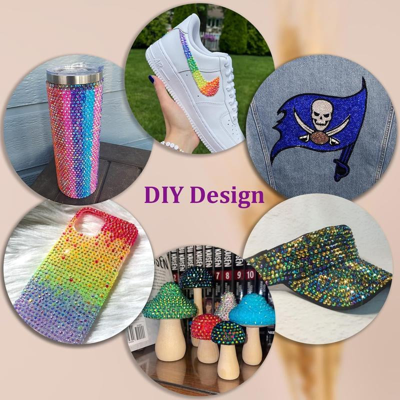 40 Colors 3Mm Jelly Rhinestones, 1 Box Multicolor Flatback Resin Gems for Bedazzling, DIY Crafting, Diamond Art & Nail Art, Bedazzler Kit