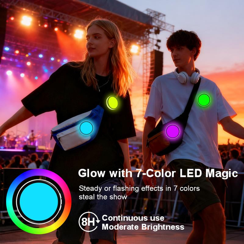 Smart E-Badge! Super Bowl,C89 Cyberpunk Digital Pin - 1.85" Touch Screen, Bluetooth 5.4, Custom Image/Video for Concert Cheer,Two-Dimensional Anime and Gaming Merchandise &Gifts for Men Women ，Ita Bag & Anime Merch Display