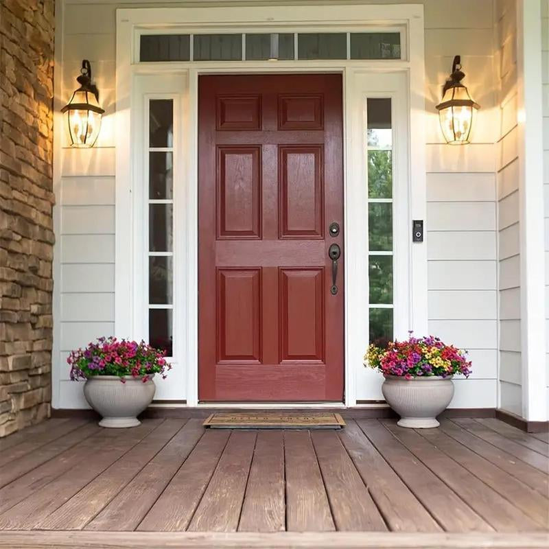 6-Color Artificial Flower (6/12Pcs/Set), UV Resistant Colorful Fake Flower, Decorative Bouquet for Home Garden Party Wedding Decor, Artificial Flowers Bouquet