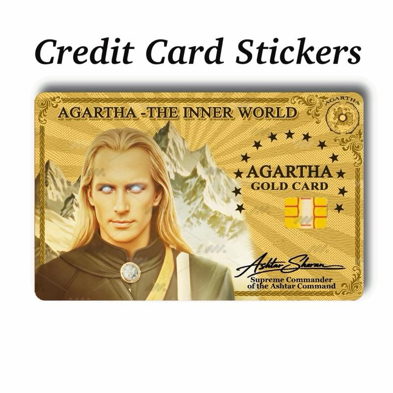 Agartha Meme Themed Credit Card Skins for Debir Credit and Ebt