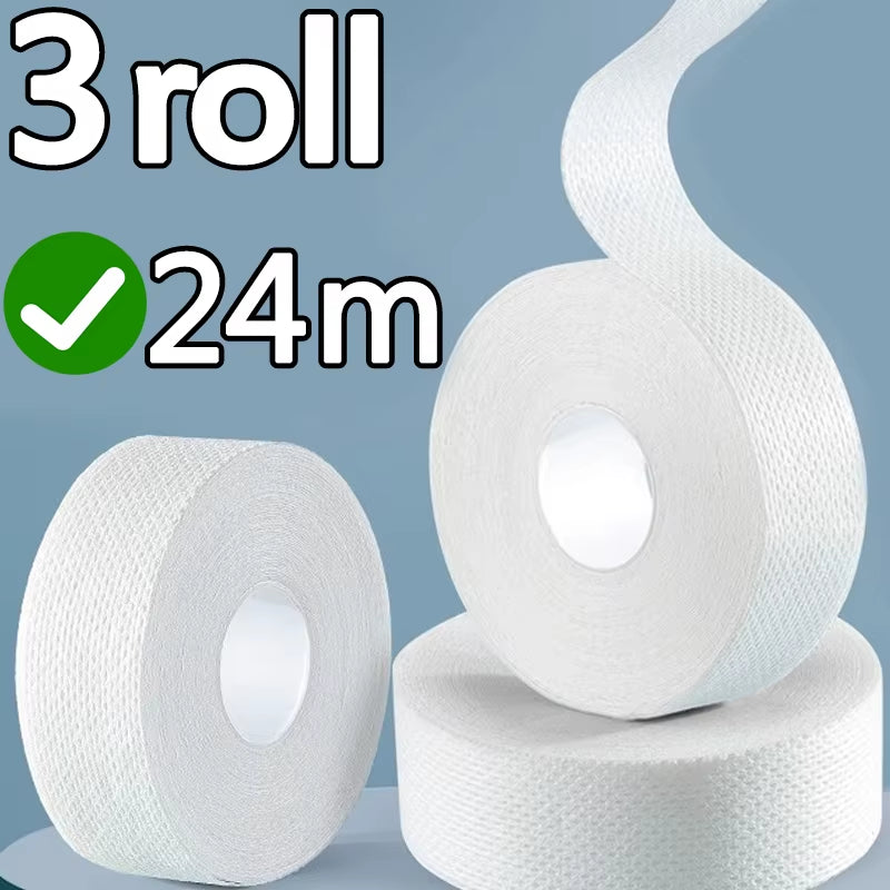 8/32M Hat Shirt Collar Anti-Dirty Grime Protector Fixing Sticker Self-Adhesive Disposable Tape Rolled Sweat-Absorbent Tape