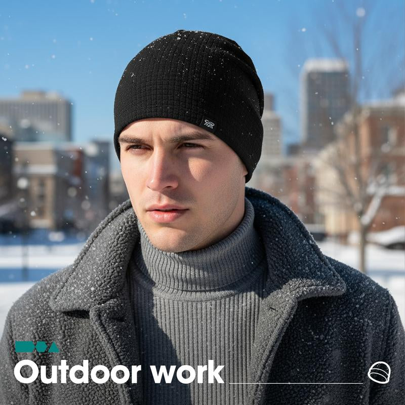 SHINENEOTH 1/2 Pcs Warm Lightweight Soft Skull Cap Accessories Unisex Cycling Cap Beanie Do-Rag Running Beanie Hiking Gym Fitness Wicking Skull Cap Sports Windproof Winter