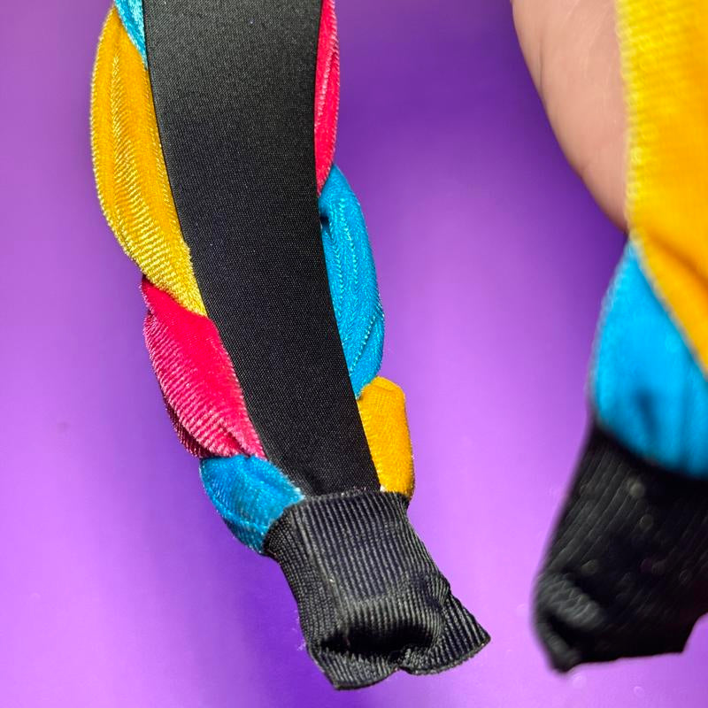 I Feel Bonita "Janelle" Headband (Pink, Yellow & Blue)