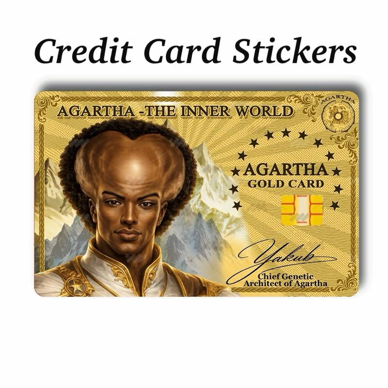 Agartha Meme Themed Credit Card Skins for Debir Credit and Ebt