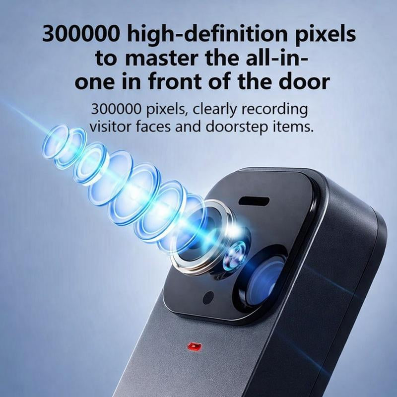 2026 Upgraded X7/X8 No Wifi Video Doorbell with Screen – Wireless Doorbell Camera, No App, No Monthly Fees,Two-Way Talk, Night Vision