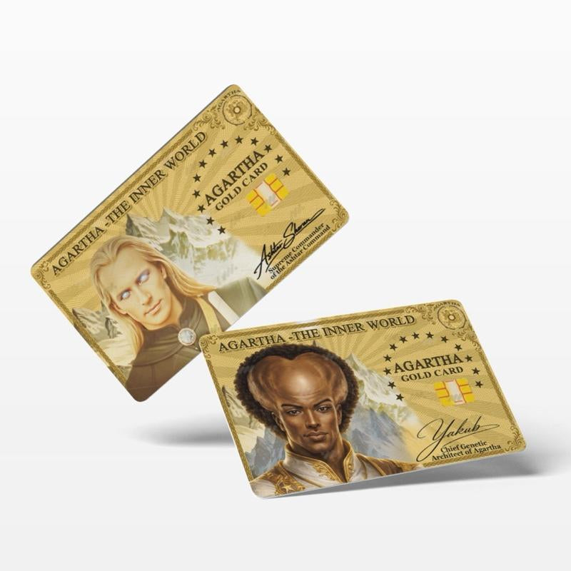 Agartha Meme Themed Credit Card Skins for Debir Credit and Ebt
