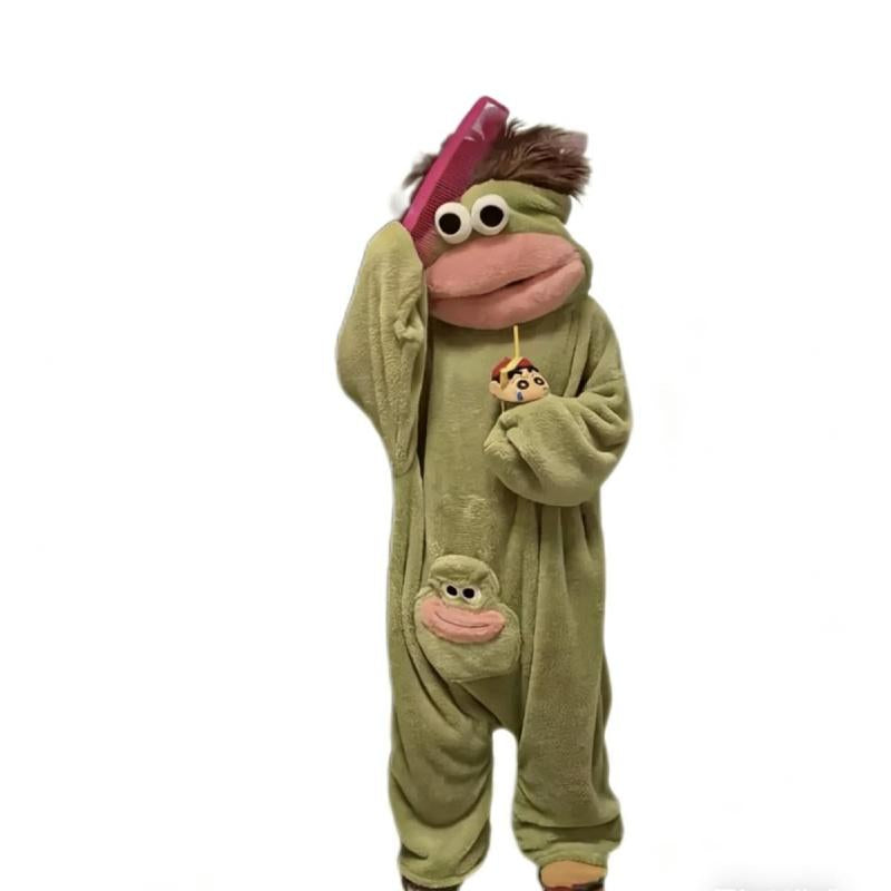 Includes a Free Comb.Unique Oversized Pajamas, Fun Themed Onesies, Thick Sausage-Shaped Plush Robes/Loungewear, and a Brushable Wig, Suitable for Both Men and Women.A Cute Valentine'S Day Gift.