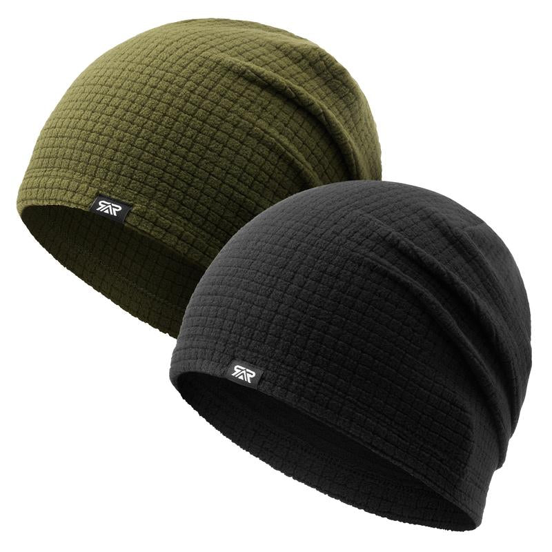 SHINENEOTH 1/2 Pcs Warm Lightweight Soft Skull Cap Accessories Unisex Cycling Cap Beanie Do-Rag Running Beanie Hiking Gym Fitness Wicking Skull Cap Sports Windproof Winter