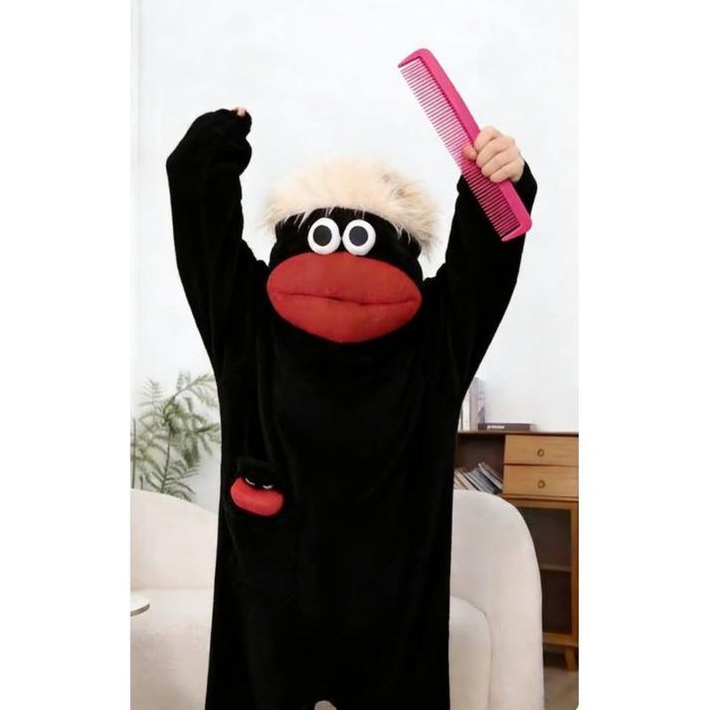 Includes a Free Comb.Unique Oversized Pajamas, Fun Themed Onesies, Thick Sausage-Shaped Plush Robes/Loungewear, and a Brushable Wig, Suitable for Both Men and Women.A Cute Valentine'S Day Gift.
