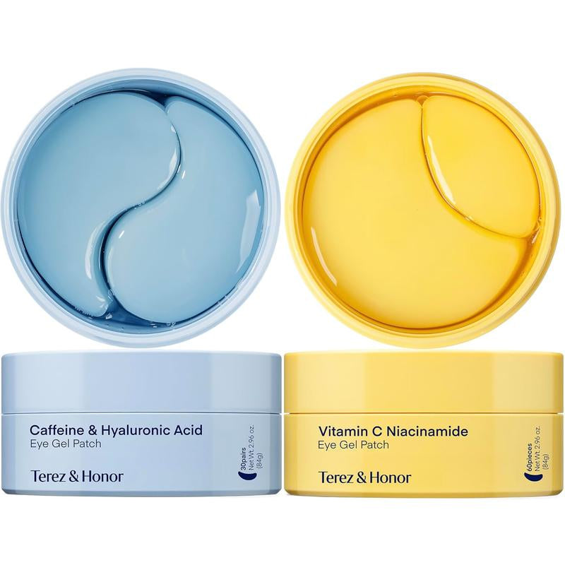 TEREZ & HONOR Collagen Multi-Peptide Eye Gel Patch - 30 Pairs for Puffy Eyes Dark Circles Wrinkles Fine Lines Hydrating Firming Korean Skincare Gift