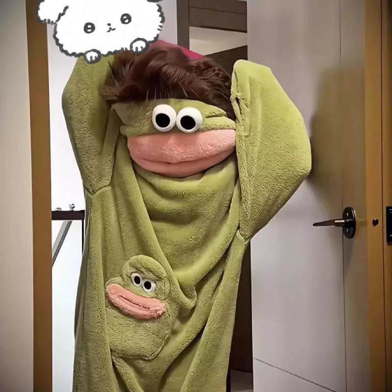 Includes a Free Comb.Unique Oversized Pajamas, Fun Themed Onesies, Thick Sausage-Shaped Plush Robes/Loungewear, and a Brushable Wig, Suitable for Both Men and Women.A Cute Valentine'S Day Gift.