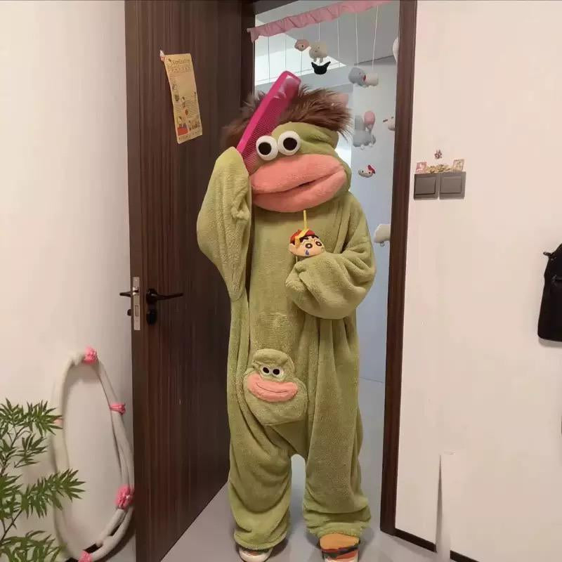 Includes a Free Comb.Unique Oversized Pajamas, Fun Themed Onesies, Thick Sausage-Shaped Plush Robes/Loungewear, and a Brushable Wig, Suitable for Both Men and Women.A Cute Valentine'S Day Gift.
