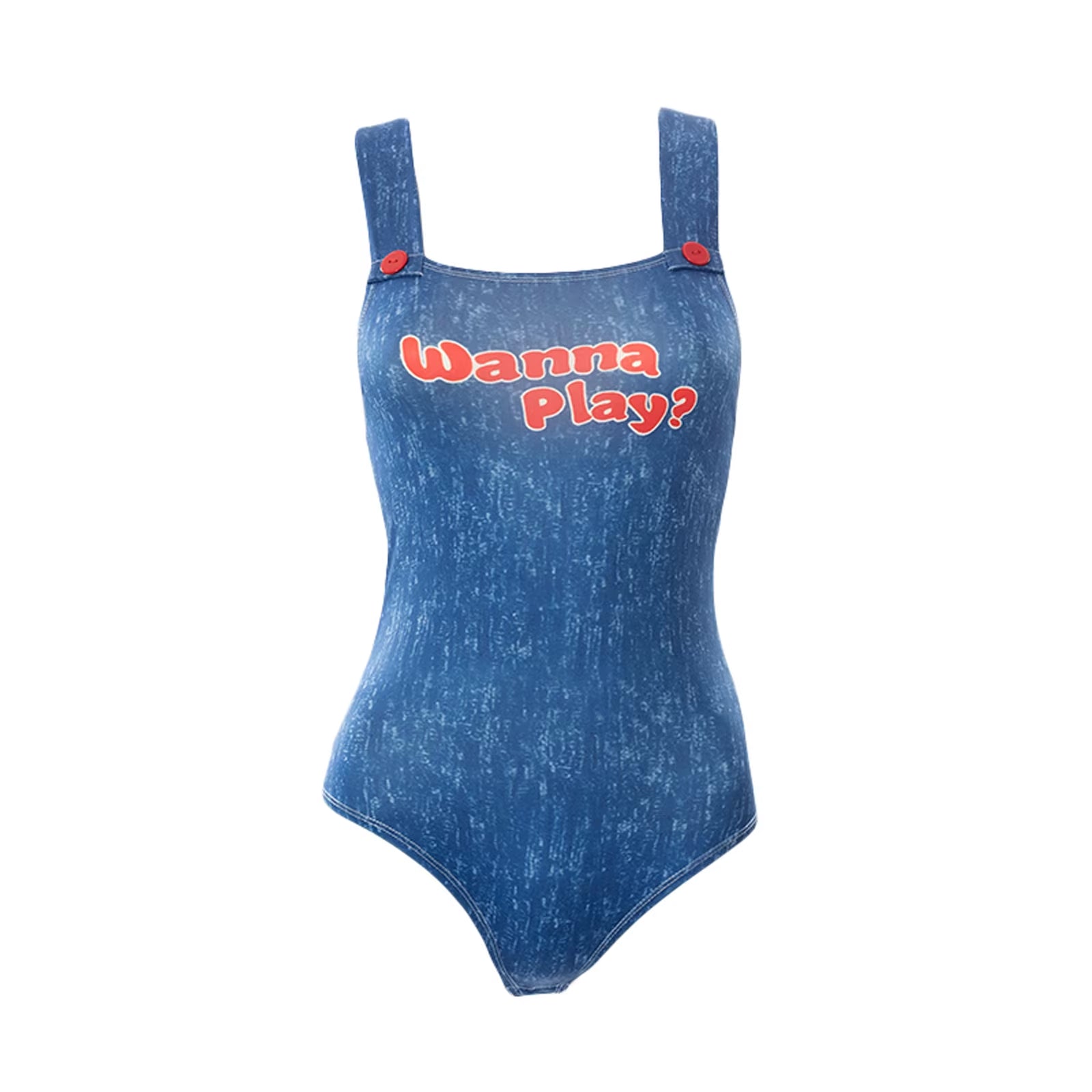 Women 2 Pcs Halloween Costumes Scary Nightmare Killer Doll Wanna Play Movie Character Costume Set Sling Jumpsuits Festival Rave