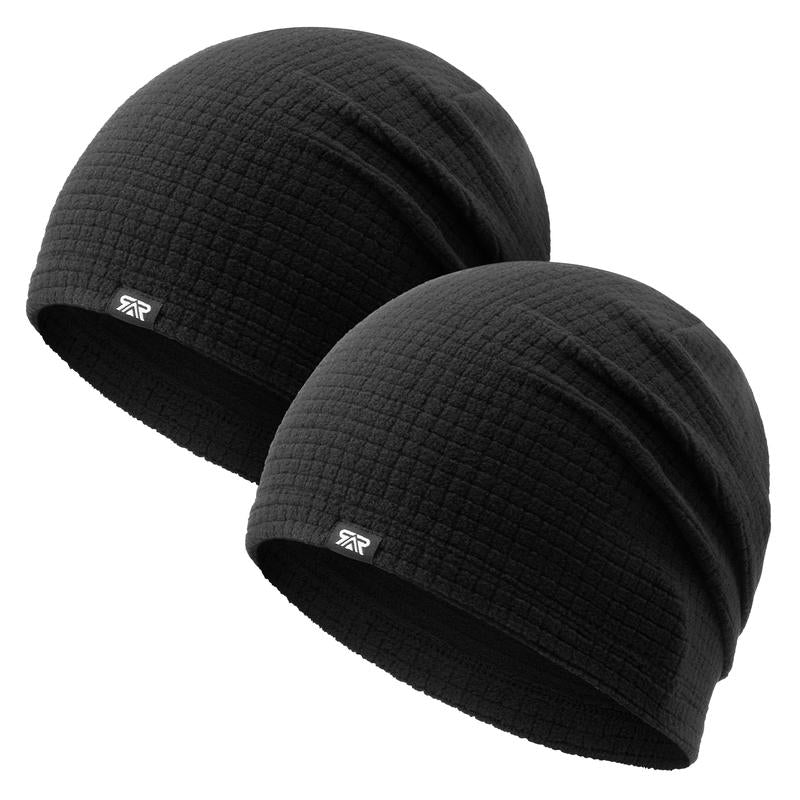 SHINENEOTH 1/2 Pcs Warm Lightweight Soft Skull Cap Accessories Unisex Cycling Cap Beanie Do-Rag Running Beanie Hiking Gym Fitness Wicking Skull Cap Sports Windproof Winter