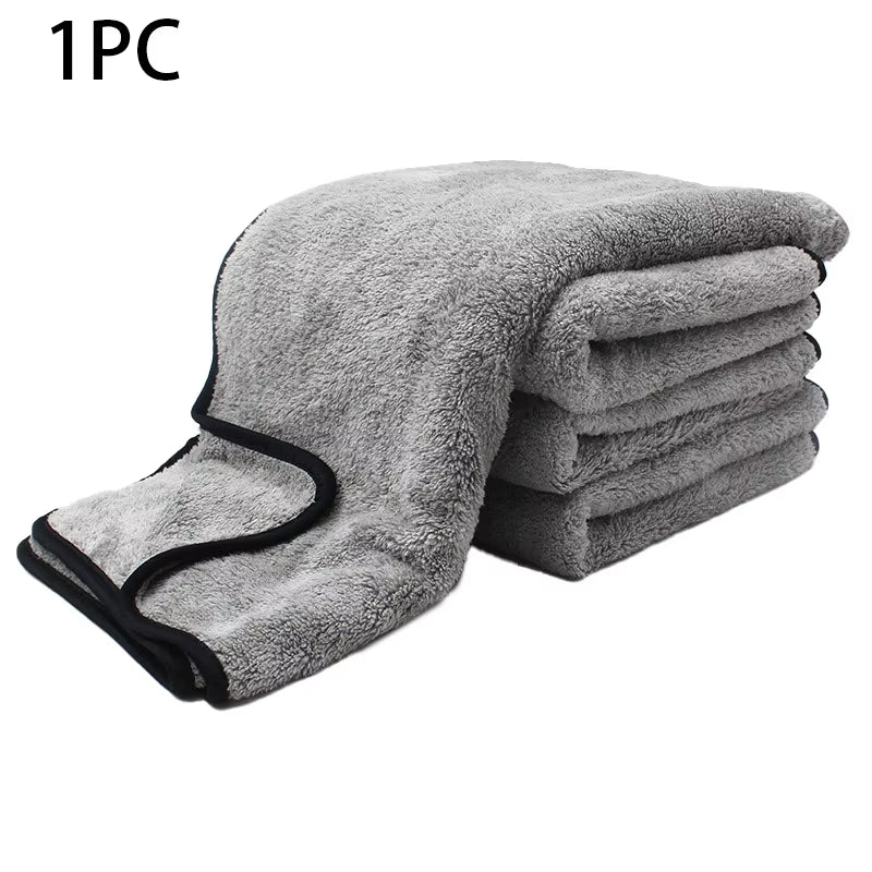 SEAMETAL Microfiber Car Wash Towel High Water Absorption Fast Drying Cloth Car Detailing Care Rags for Car Cleaning Accessories
