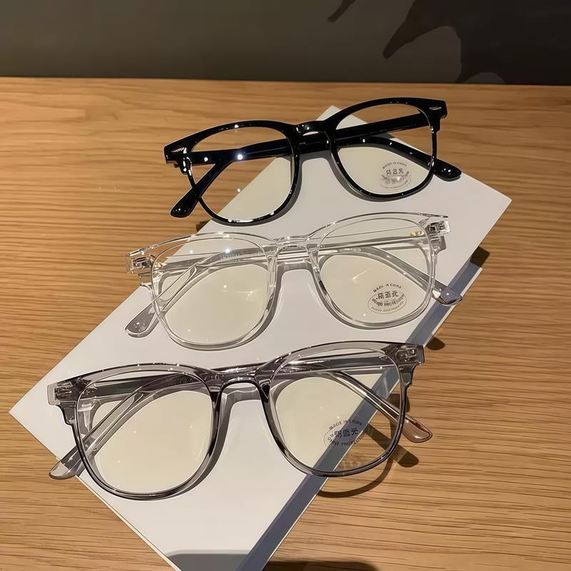 2/3Pcs Computer Blue Light Blocking Glasses for Women Men anti Eyestrain UV Glare Photochromic Eyeglasses 2-Piece Set Black Transparent Frames