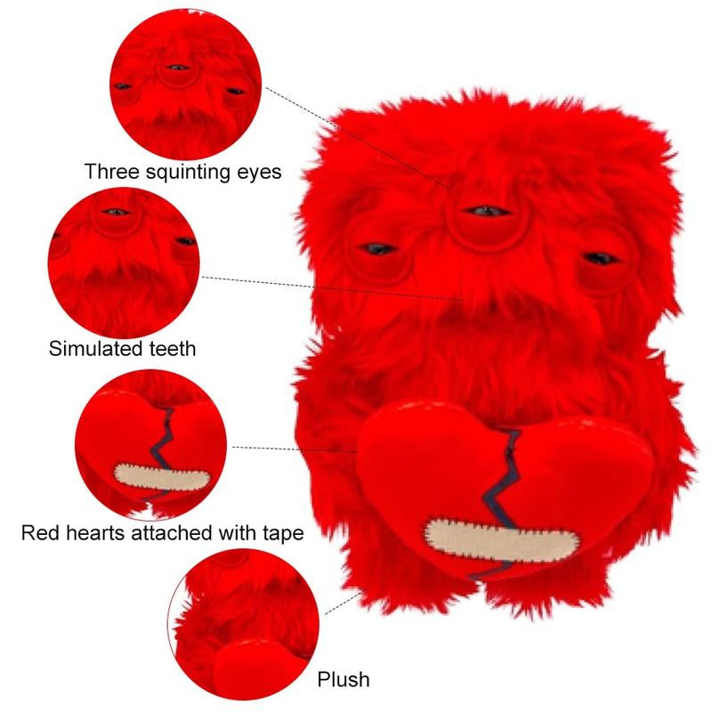 Fuggler Tooth Doll Monster 9'' Plush Toy | Collectible Adorably Creepy Unique Plush | Cute Funny Perfectly Weird Soft Toy | Valentine'S Day Heart Birthday Gift for Fans & Collectors