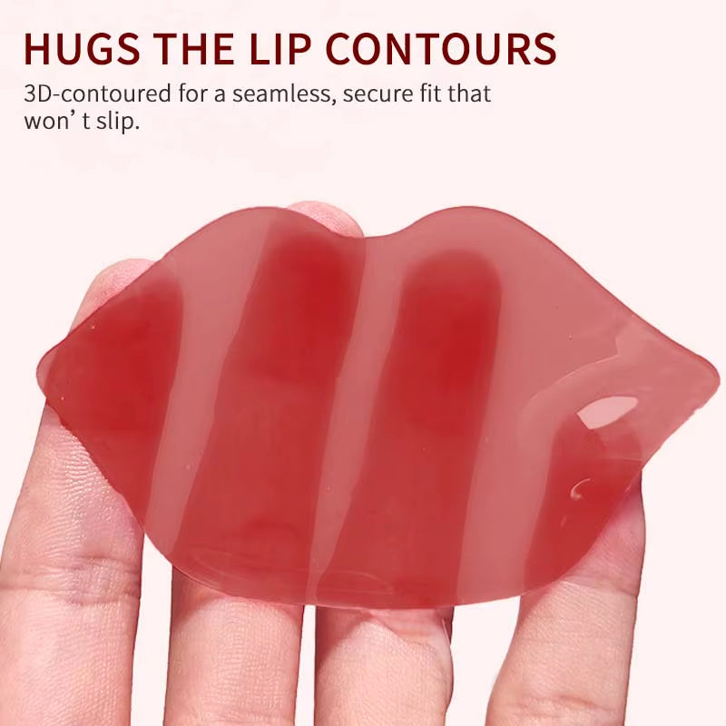 Cherry Lips Mask Sheets for Dark Lips Soft and Smooth Lips Skin Firms Brighten Reduce the Look of Dark Spots Collagen Lips Mask