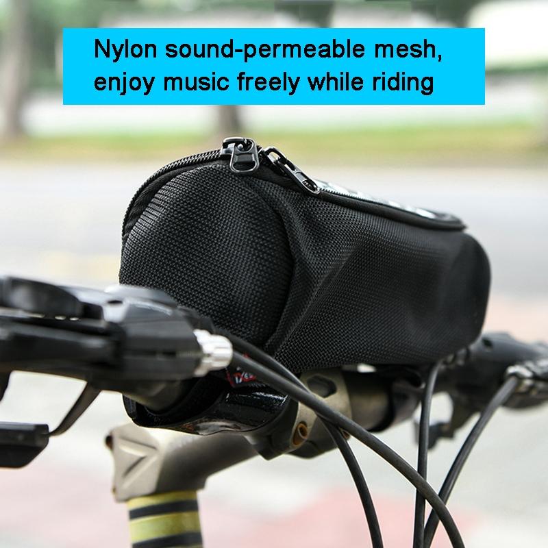 NNEIDS Jbl Flip Speaker Bike Bag - Outdoor Audio Messenger Black