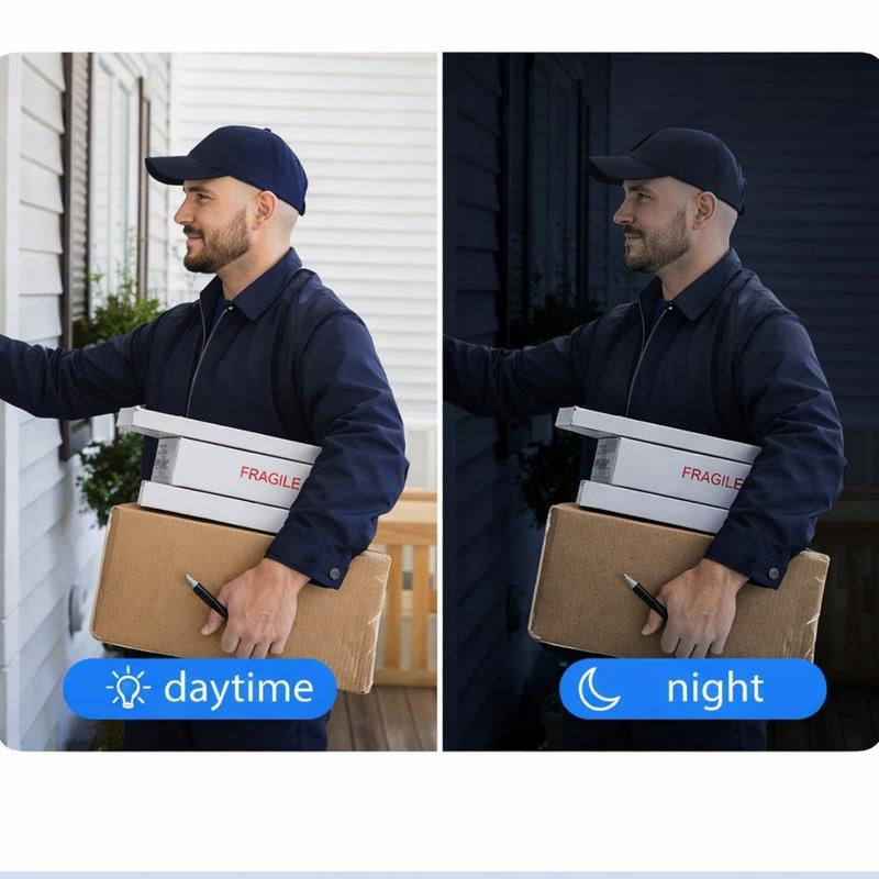 2026 Upgraded X7/X8 No Wifi Video Doorbell with Screen – Wireless Doorbell Camera, No App, No Monthly Fees,Two-Way Talk, Night Vision