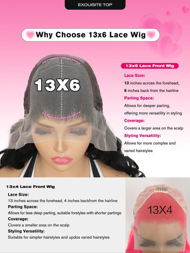 24 Inch Burgundy/Ginger Long Body Wavy Wigs for Women, Gorgeous Fluffy Wigs without Bangs, Synthetic Heat Resistant HD Lace Front Wigs for Party, Daily Use