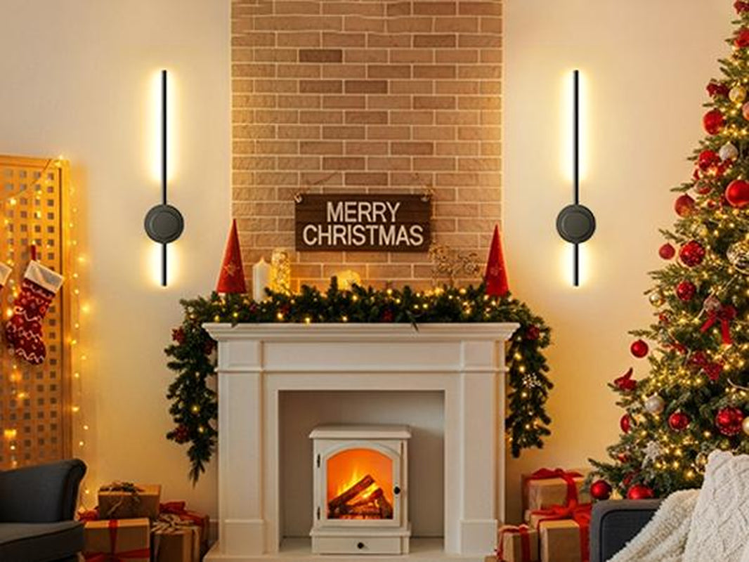 Limited Time 50% off Rechargeable Wall Sconces Set of 2 Wireless Lights with Remote Touch Control 360° Adjustable Heads 3 Color Temperatures RGB 16 Colors Timer No-Wire Installation for Bedroom Living Room TV Hallway