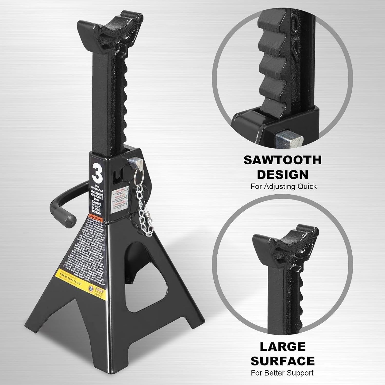 Torin Steel Heavy Duty Jack Stands