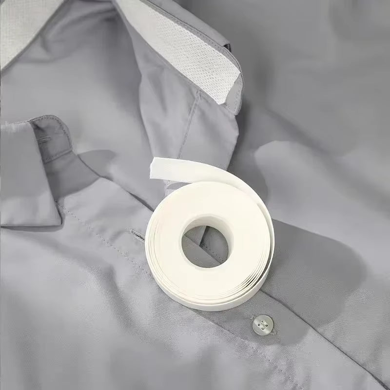 8/32M Hat Shirt Collar Anti-Dirty Grime Protector Fixing Sticker Self-Adhesive Disposable Tape Rolled Sweat-Absorbent Tape