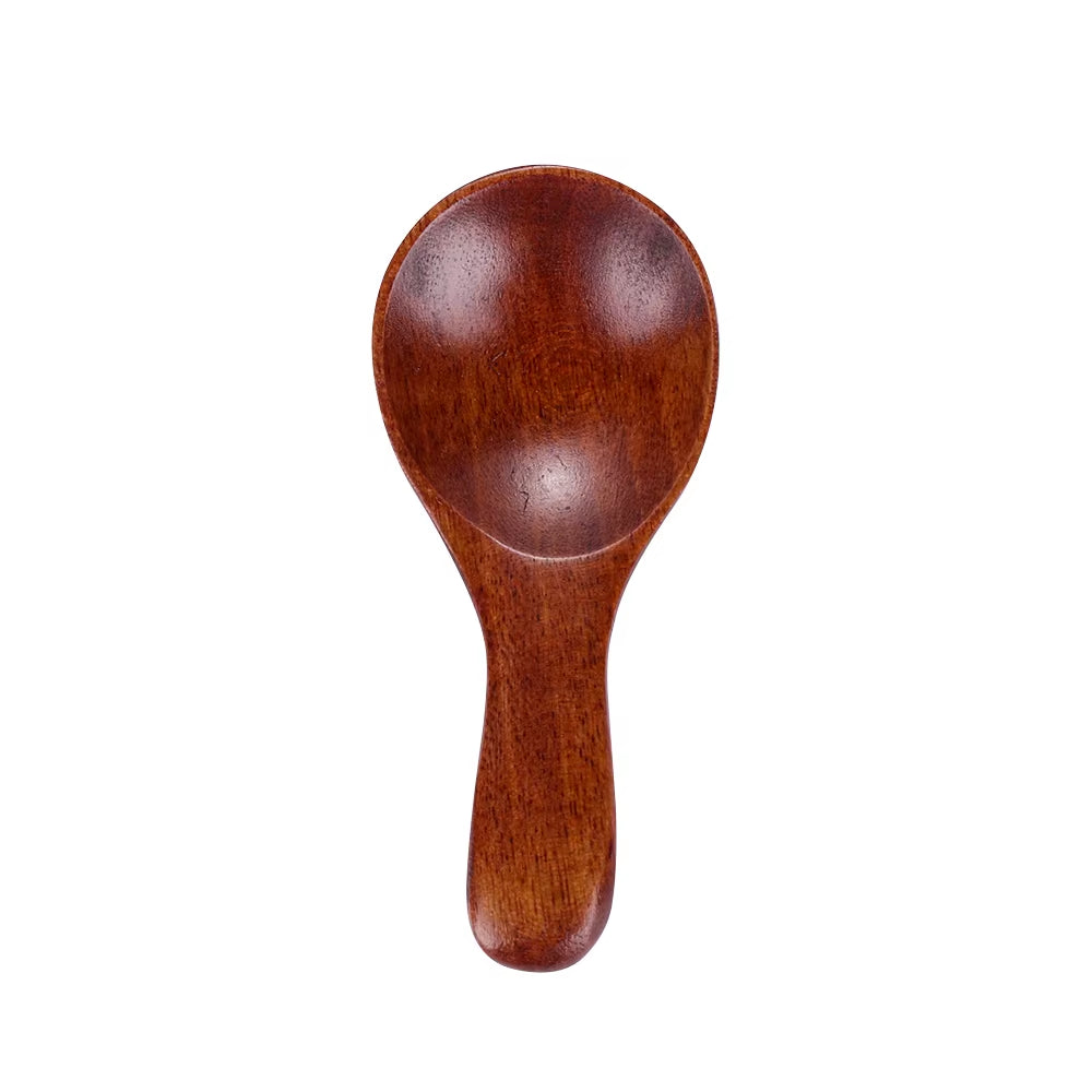 Natural Wooden Large Soup Scoops Long Handle Cooking Scoop Wood Ramen Rice Spoon Soup Ladle Catering Tableware Kitchen Utensil