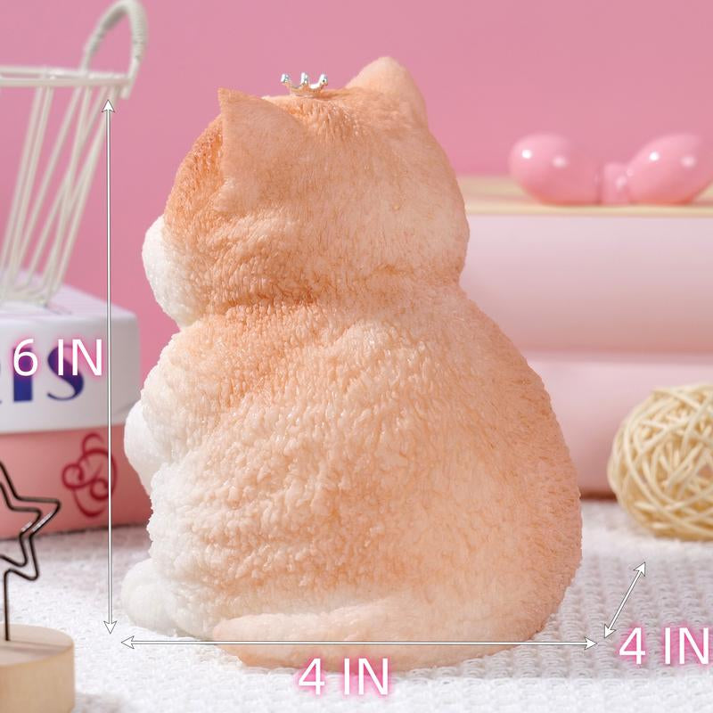 Large Taba Squishy Cat Squishy Dog Handmade Cute Cat DIY Squeeze Toy, Hyperreal Kawaii Cat Simulation Lovely Toy, Squeeze Autism Toys Stress Relidf Toy, Silicone Pinch Cat