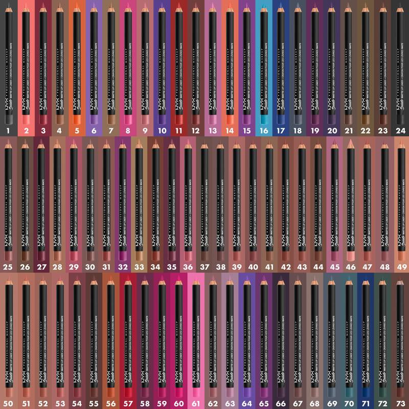 Suede Matte Lip Liner, the OG Brew, Medium-To-Full Coverage, Vegan Formula, Cruelty-Free, NYX Professional Makeup