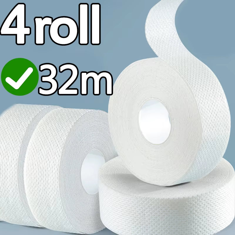 8/32M Hat Shirt Collar Anti-Dirty Grime Protector Fixing Sticker Self-Adhesive Disposable Tape Rolled Sweat-Absorbent Tape