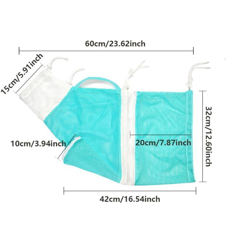 Cat Bath Mesh Bag, Portable Mesh Shower Bag with Adjustable Drawstring Design, Travel Bathing Bag for Cats #TOP PICKS