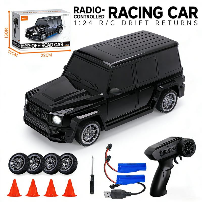 1：24 Scale Chameleon Purple Rc Drift off Road Cars with Full Proportional Throttle for Indoor Drifting Outdoor Trails Friend Gatherings Hobby Sessions and Rainy Day Fun