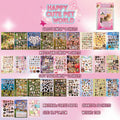 3 Styles Cute Pet Sticker Book – 30 Sheets, 800 Pcs Stickers per Style, Cat & Dog Aesthetic Stickers for Scrapbooking, Journaling, DIY Crafts, Kawaii Planner Stickers, Tiktokshopjumpstartsale
