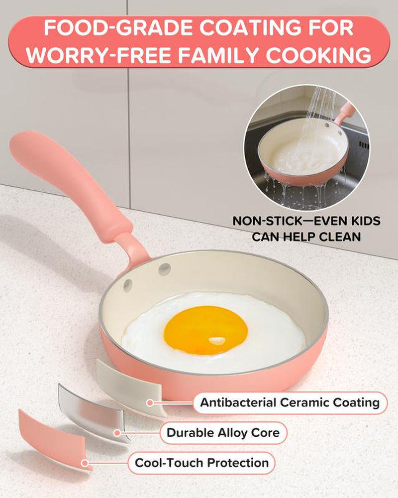 Kids Cooking Sets Real Pink Play Mini Kitchen, Safe Real Food Making Knife Set for Children 8-12 Girls Toddler Montessori Toys-Valentine’S Day Gift Idea