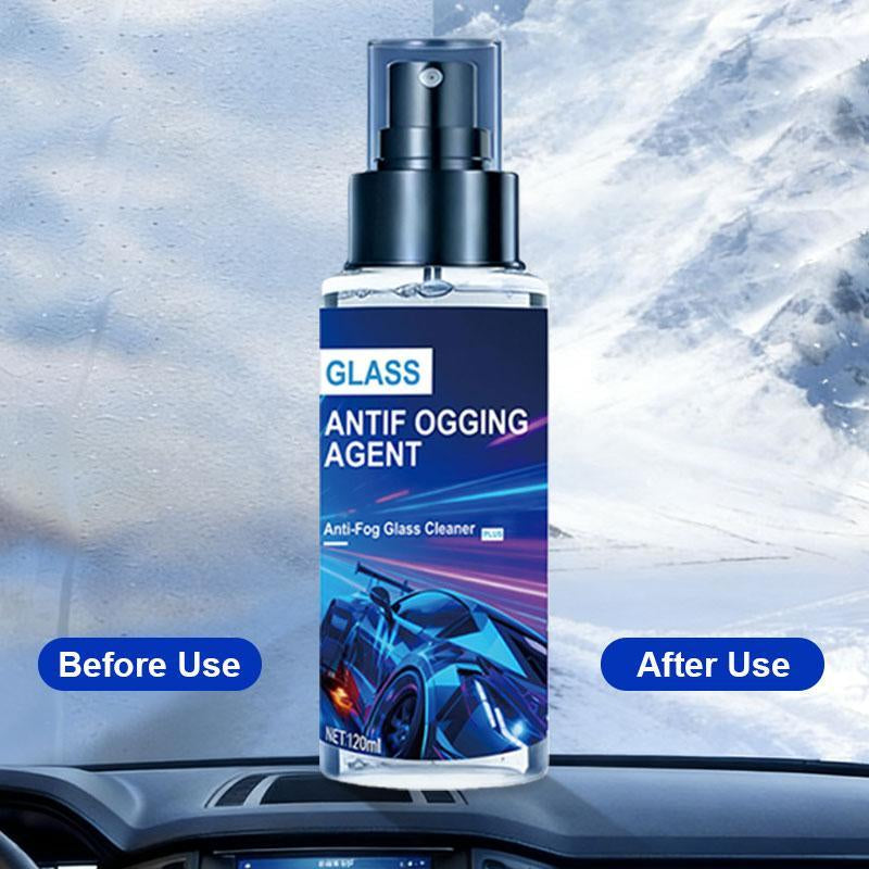 2 Pack Automotive Glass Anti-Fog Spray, 240Ml High-Performance Formula Prevents Fogging on Vehicle Windows and Mirrors, Enhancing Driving Safety, Suitable for Cars, Boats, Window Glass, and Eyeglasses